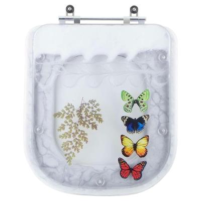 Assento Sanitário Quadra Quadrado Resina Plástica Parafusado Convencional Branco Pontto Lavabo 40CM