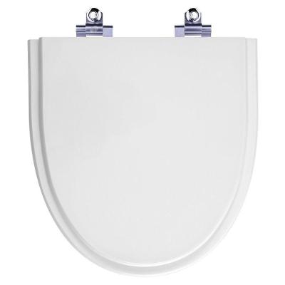 Assento Sanitário Studio Alongado Polipropileno Parafusado Fechamento Suave Branco Pontto Lavabo