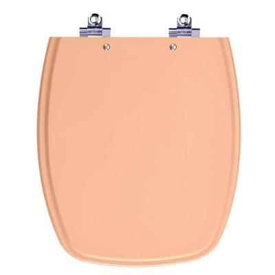 Assento Sanitário Stylus Pessego 73 Alongado Polipropileno Fechamento Suave Rosa Pontto Lavabo 40CM