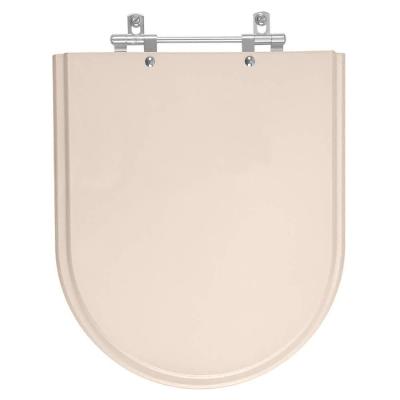 Assento Sanitário Carrara Alongado Resina Plástica Parafusado Convencional Amêndoa Pontto Lavabo