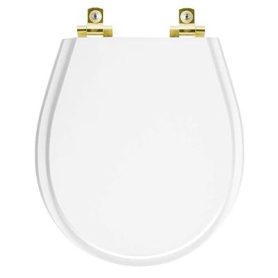 Assento Sanitário Avalon Alongado Polipropileno Fechamento Suave Branco Pontto Lavabo 40CM