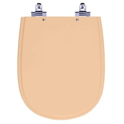Assento Sanitário Paris Alongado Laqueado Fechamento Suave Laranja Pontto Lavabo 40CM
