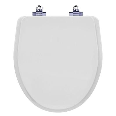 Assento Sanitário Laura Alongado Polipropileno Parafusado Fechamento Suave Branco Pontto Lavabo 40CM