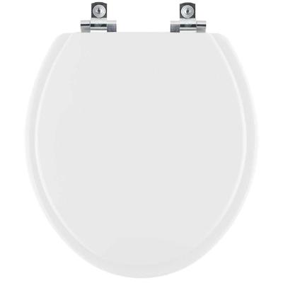 Assento Sanitário Dalia Alongado Polipropileno Fechamento Suave Almofadado Branco 40CM