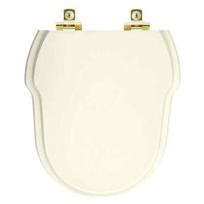 Assento Sanitário Hampton Biscuit Alongado Parafusado Fechamento Suave Bege Pontto Lavabo 40CM