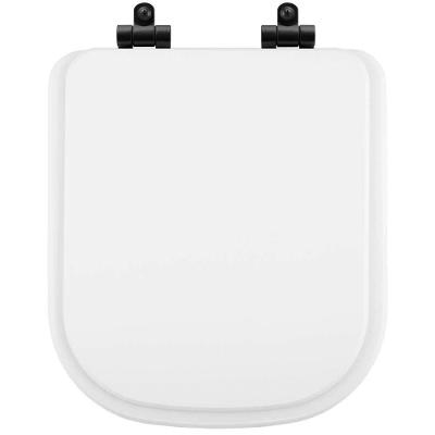 Assento Sanitário Piano Alongado Resina Plástica Parafusado Fechamento Suave Branco Pontto Lavabo