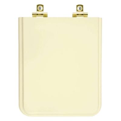 Assento Sanitário Square Quadrado Polipropileno Fechamento Suave Bege Pontto Lavabo 40CM
