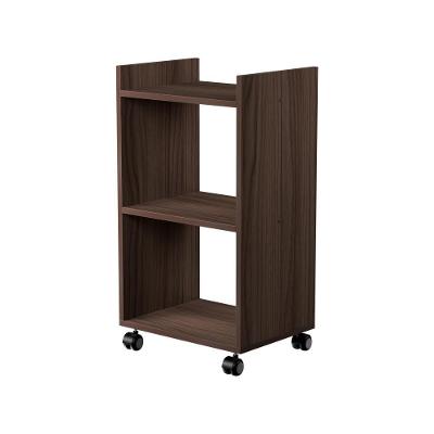 Gabinete para Banheiro Cassis Móvel 2 Prateleiras MDP 40CM Marrom Mercado das Prateleiras