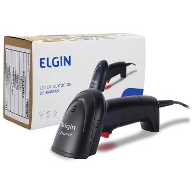 Leitor de Código de Barras 1D Elgin Flash II Linear Imager 300 Scans-seg USB 6.5CM 46FLASH2CK00