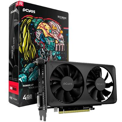 Placa de Vídeo Pcyes RX550 4GB GDDR5 Dual Fan PVEX5504GBDFBR 128BIT