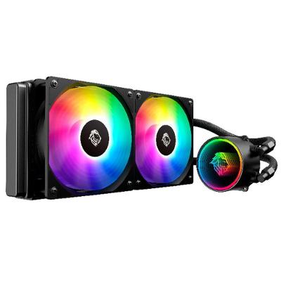 Water Cooler Hayom FC1315 com RGB e Compatível Intel AMD Preto 12CM 240MM
