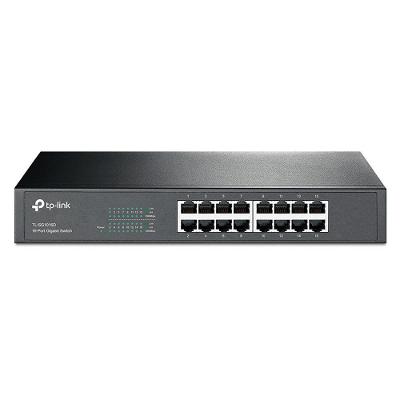Switch Gigabit TL-SG1016D 16 Portas 10-100-1000 Plug & Play Preto TP-Link