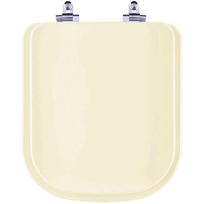 Assento Sanitário Quadra Quadrado Laqueado Fechamento Suave Creme Pontto Lavabo 40CM