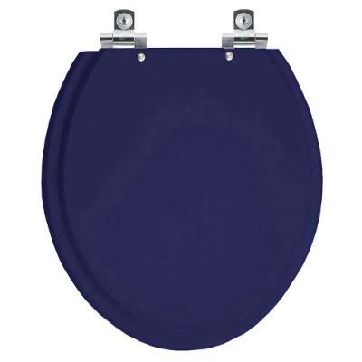 Assento Sanitário Convencional Oval Polipropileno Parafusado Fechamento Suave Azul Pontto Lavabo