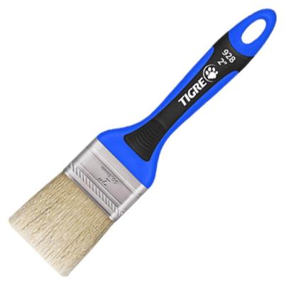 Trincha para Pintura Premium Sintético Branco 928 2- 60928008 com Cabo Soft Grip e Alta Precisão