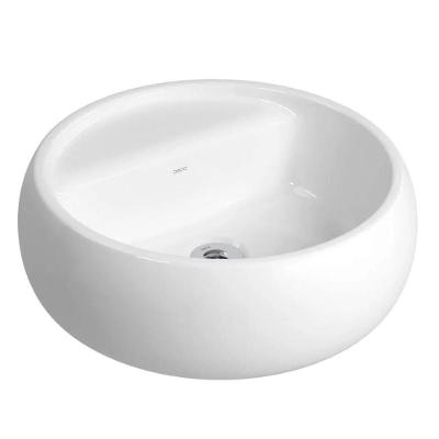 Cuba de Apoio L.12040.M.BD.17 Redondo Sobrepor Porcelana Branco Deca 40CM