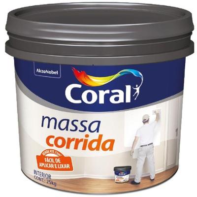 Massa Corrida PVA 5966506 Pronto para Uso Alto Rendimento Branca Coral 25kg