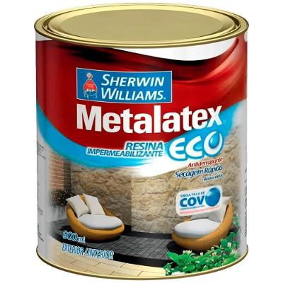 Resina Impermeabilizante Metalatex 7490002 à Base de Água Antiderrapante Transparente Sherwin