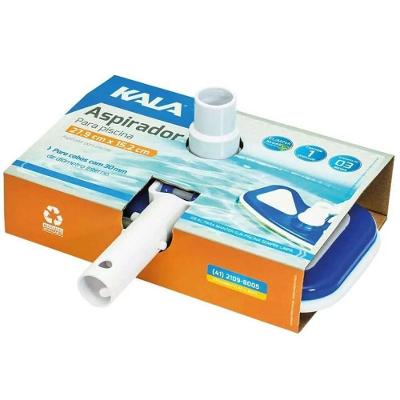 Aspirador de Piscina Angler Pool com Limpeza Eficiente Azul e Branco Kala 15,2CM