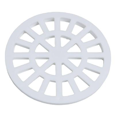 Grelha para Caixa Sifonada 0942 Redonda com Acabamento Branco PVC Alta Resistência Krona