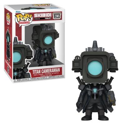 Brinquedo Colecionável Titan Cameraman com Cabeça Oscilante Skibidi Toilet Candide 12CM