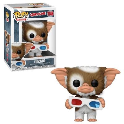 Boneco Funko Pop! Gizmo com Óculos 3D Colecionável em Vinil Branco Candide 12CM