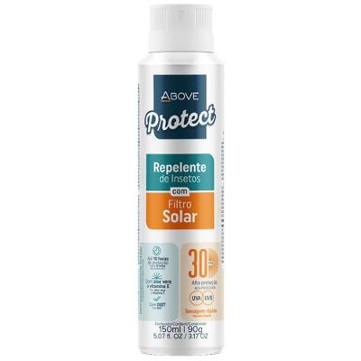 Repelente de Insetos com Protetor Solar Aerosol FPS 30 150ML Above