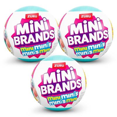 Brinquedo Mini Brands Fill The Fridge - Série 1 com Miniaturas Detalhadas Kit 3 Candide