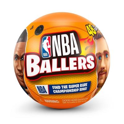 Brinquedo 5 Surprise NBA Ballers Série 2 com 48 Jogadores e Acessórios Surpresa Plástico Candide 9CM