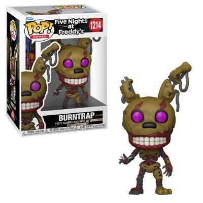 Boneco Colecionável Funko Pop! Burntrap Estilizado em Vinil Preto Candide 12CM
