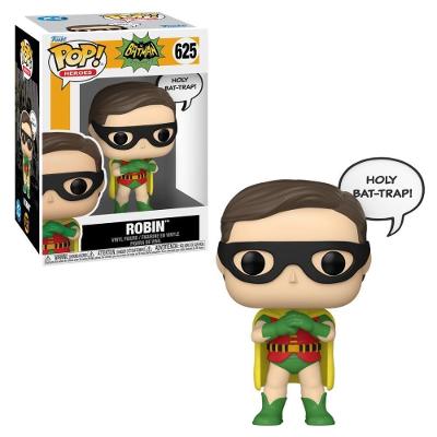 Brinquedo Colecionável Funko Pop! Sayings Dc Batman - o Homem Morcego - Robin com Cabeça Oscilante