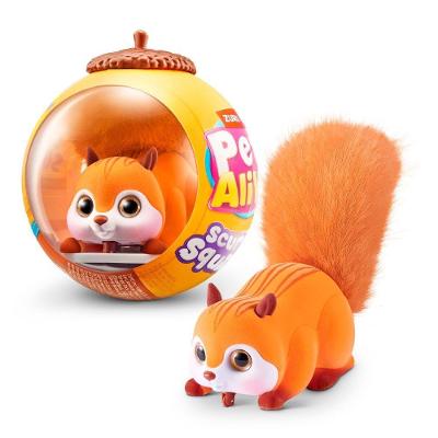 Brinquedo Interativo Esquilo Scurry'n Squirrel com Movimentos Realistas Laranja Candide 10CM