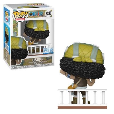 Boneco Colecionável Usopp One Piece Alabasta com Braço Levantado Amarelo Candide 12CM