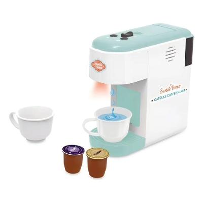 Cafeteira Infantil Minha Cafeteira de Cápsulas com Luz e Som Branco Yes Toys 10CM
