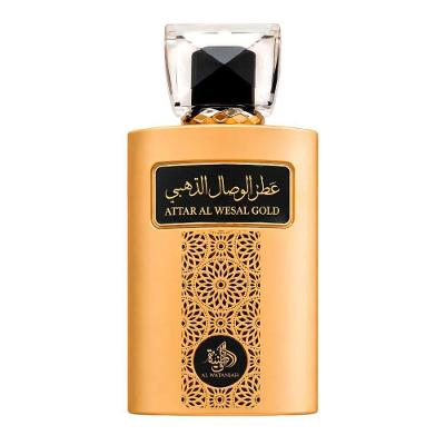 Perfume Attar Al Wesal Gold Masculino EDP Oriental Especiado 100ML Al Wataniah