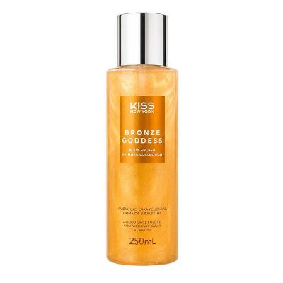 Body Splash Bronze Goddess Shimmer Feminino Eau de Toilette 250ML Kiss New York