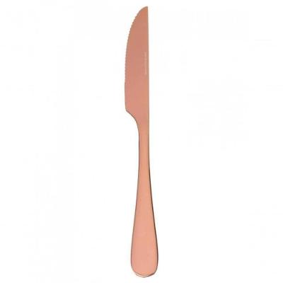 Faca Sobremesa Sophia Aço Inox com Banho Bronze para Mesa Posta Mimo Style