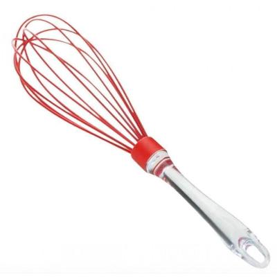 Fuet Mimo Style em Silicone com Cabo em Acrílico Não Arranha Panelas para Cozinha Vermelho Mimo