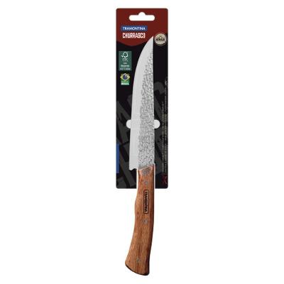 Faca para Carne Nômade com Lâmina Aço Inox e Cabo Madeira Design Anatômico Corte Preciso Cozinha