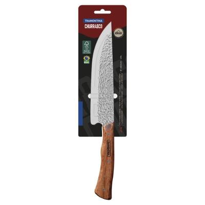 Faca para Carne Nômade Corte em Aço Inox com Cabo de Madeira Design Anatômico Amadeirado Tramontina