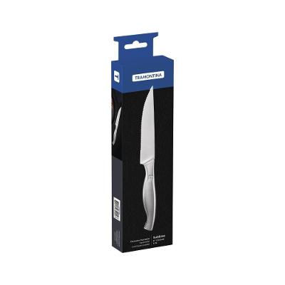 Faca para Churrasco Sublime em Aço Inox com Fio Serrilhado para Carnes e Frutas 5 Polegada