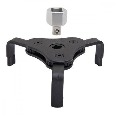 Chave para Filtro de Óleo com 3 Garras Tramontina PRO com Quadrado 3-8'' e Adaptador 1-2'' Ou 21mm