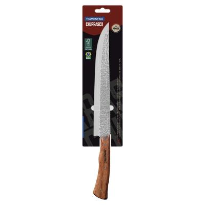 Faca Butcher Nômade para Cortes Grandes em Aço Inox com Cabo de Madeira Cozinha Amadeirado