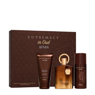 Kit Perfume Unissex Supremacy In Oud Extrait de Parfum Aromático Especiado 100ML Afnan
