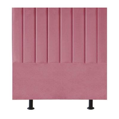 Cabeceira Cama Box Solteiro 100 Cm Sophia Carla Suede Cor:rosa
