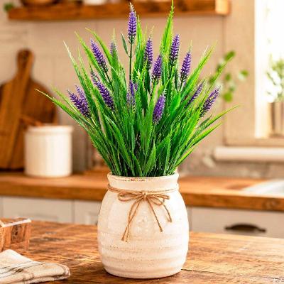 Enfeite Decoração Lavanda Artificial com Aparência Realista Roxo Ramos