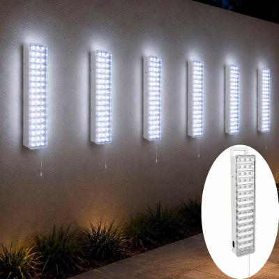 Luminária de Emergência Recarregável 60 Leds Bivolt Branco 40CM