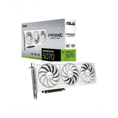 Placa de Vídeo Prime-rtx5070-o12g-white RTX 5070 12GB GDDR7 SFF Ready Branco Asus