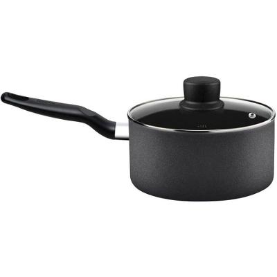 Panela Robusta Outras Panelas Alumínio com Revestimento Antiaderente 18CM Tampa de Vidro Rochedo