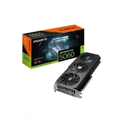 Placa de Vídeo GV-N5060GAMING OC-8GD Geforce RTX 5060 8GB GDDR7 Preto Gigabyte
